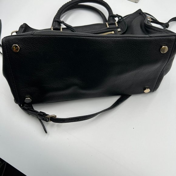 Rebecca Minkoff Black Leather Regan Satchel - Picture 6 of 16